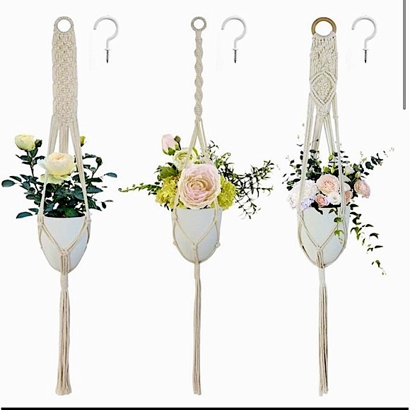 BÖHÖ Home Decor 3pc Macrame Plant Hanging Set
HandCrafted~Laney~@soul_embellish - Picture 4 of 15